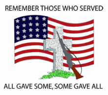 Memorial Day Remember Those Who Serve GIF - Memorial Day Remember Those Who Serve All Gave Some GIFs