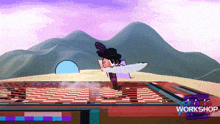 a computer generated image of a video game with the words workshop at the bottom