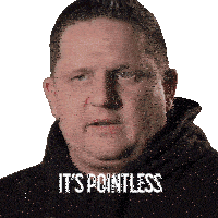 Its Pointless Brian M Sticker - Its Pointless Brian M Push Stickers