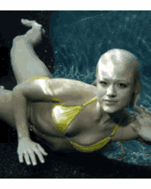 Yellow Bikini Bikini GIF - Yellow Bikini Bikini Underwater GIFs