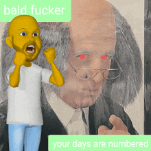 Bald Days Are Numbered GIF - Bald Days Are Numbered Kill GIFs