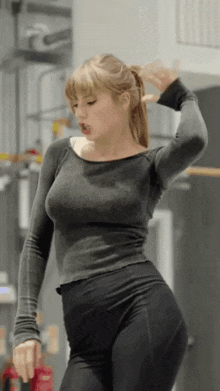 taylor swift thick dancing practice routine