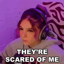 Theyre Scared Of Me Ashleybtw GIF - Theyre Scared Of Me Ashleybtw They Are Terrified GIFs