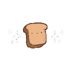 a drawing of a slice of bread with the words new raid below it