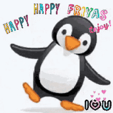 Happy Friday Penguin GIF - Happy Friday Penguin Love GIFs