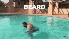 Beard Beard Flip GIF - Beard Beard Flip Swim GIFs