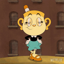 Dancing Ms Chalice GIF - Dancing Ms Chalice The Cuphead Show GIFs