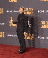 Kieran Culkin Golden Globes GIF