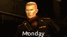 Revolver Ocelot Monday Metal Gear Solid GIF - Revolver Ocelot Monday Ocelot Monday Monday GIFs