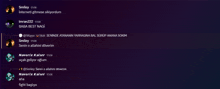 a screenshot of a chat with smiley and navorix kaiser