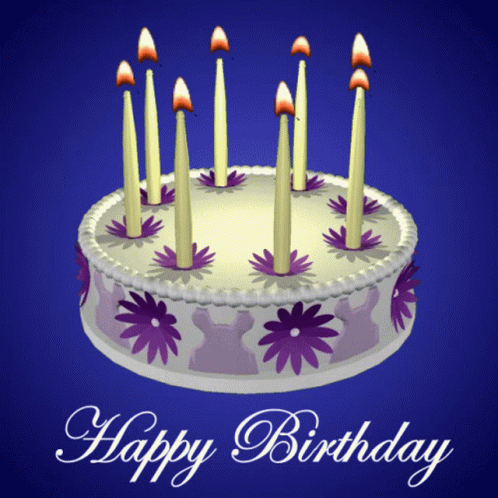 Birthday Cake with Candles Handmade 3D Pop-Up Birthday Card