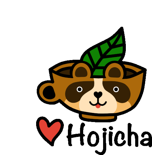 Hojicha Hojicha Co Sticker - Hojicha Hojicha Co Tanuki Stickers