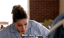 Well Duty Calls Supergirl GIF - Well Duty Calls Supergirl Melissa Benoist GIFs