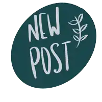 a green circle with the words " new post " written on it