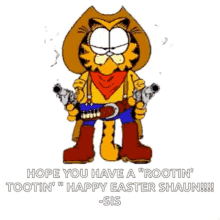 Garfield Halloween GIF - Garfield Halloween Cowboy GIFs