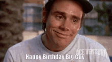 Happy Birthday Big Guy Ace Ventura GIF - Happy Birthday Big Guy Ace Ventura Jim Carey GIFs