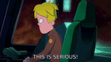 Serious Final Space GIF - Serious Final Space Gary Goodspeed GIFs