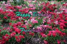 Happy Birthday Frederica Flowers GIF - Happy Birthday Frederica Flowers Text GIFs