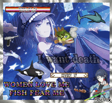 Shiho Hinomori Fish Want Me Woman Fear Me GIF - Shiho Hinomori Fish Want Me Woman Fear Me Shiho GIFs