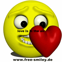 Love Love Is In The Air GIF - Love Love Is In The Air Free Smiley Face GIFs