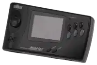 a sega genesis nomad handheld video game console