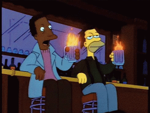 Fire Bar GIF - Fire Bar Simpsons - Discover & Share GIFs