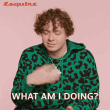 What Am I Doing Jack Harlow GIF - What Am I Doing Jack Harlow Esquire GIFs