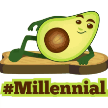 millennial avocado adventures joypixels strike a pose feeling it