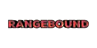 a logo for rangebound with a white background