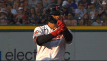 Andres Gimenez Cleveland Guardians GIF - Andres Gimenez Cleveland Guardians Shrug GIFs