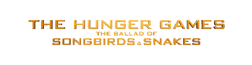 The Hunger Games The Ballad Of Songbirds & Snakes Title Card Sticker - The Hunger Games The Ballad Of Songbirds & Snakes Title Card Show Title Stickers