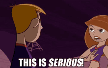 Kim Possible Ron Stoppable GIF - Kim Possible Ron Stoppable This Is Serious GIFs