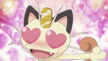 Meowth Meowth In Love GIF - Meowth Meowth In Love Pokemon GIFs