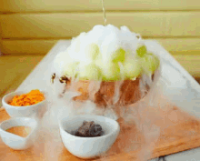 dessert pencuci mulut es buah shaved ice melon