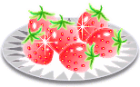 Strawberries Strawberry Sticker - Strawberries Strawberry Sparkle Stickers