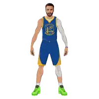 a basketball player for the golden state warriors holds his hands to his head