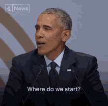 Obama Where Do We Start GIF - Obama Where Do We Start Barack GIFs