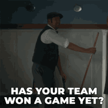 Has Your Team Won A Game Yet Locker Room Attendant GIF - Has Your Team Won A Game Yet Locker Room Attendant Murdoch Mysteries GIFs