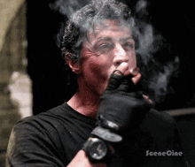 Sylvester Stallone Expendables GIF - Sylvester Stallone Expendables Smoke GIFs