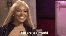 Love And Hip Hop Lyrica Anderson GIF - Love And Hip Hop Lyrica Anderson You Are Too Much GIFs