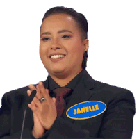 Clapping Janelle Sticker - Clapping Janelle Family Feud Canada Stickers
