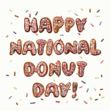 National Donut Day Happy National Doughnuts Day GIF - National Donut Day Donut Day Happy National Doughnuts Day GIFs