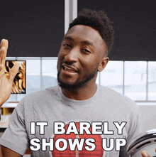 It Barely Shows Up Marques Brownlee GIF - It Barely Shows Up Marques Brownlee It Barely Appears GIFs