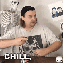 Chill Chill Austin Dickey GIF - Chill Chill Austin Dickey The Dickeydines Show GIFs