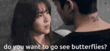 Nevertheless Kdrama GIF - Nevertheless Kdrama Do You Want To Go See Butterflies GIFs