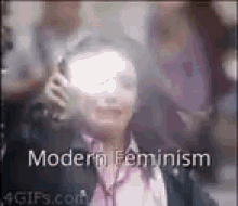 Modern Feminism Spray GIF - Modern Feminism Spray Upset GIFs