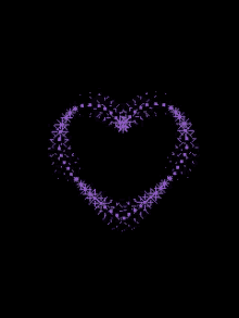 heart sparkle purple dark