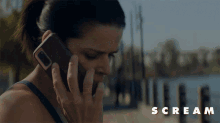 On The Phone Sidney Prescott GIF - On The Phone Sidney Prescott Neve Campbell GIFs