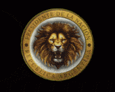 president de la nacion republica argentina logo with a lion in the center