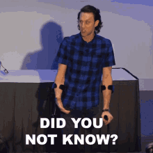 Did You Not Know Josh Sundquist GIF - Did You Not Know Josh Sundquist You Dont Know GIFs